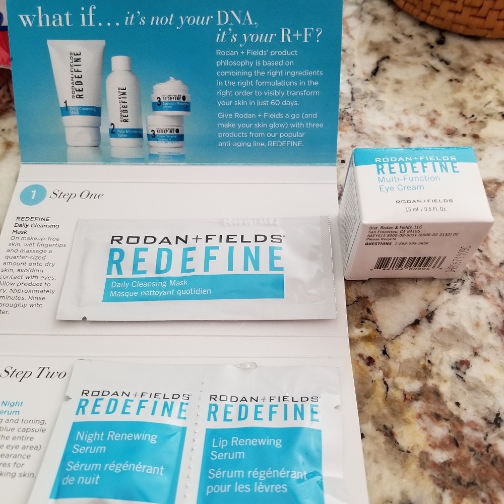 Rodan & Fields redefine eye cream and sample clean